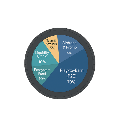SUI Cars Tokenomics Distribution Chart